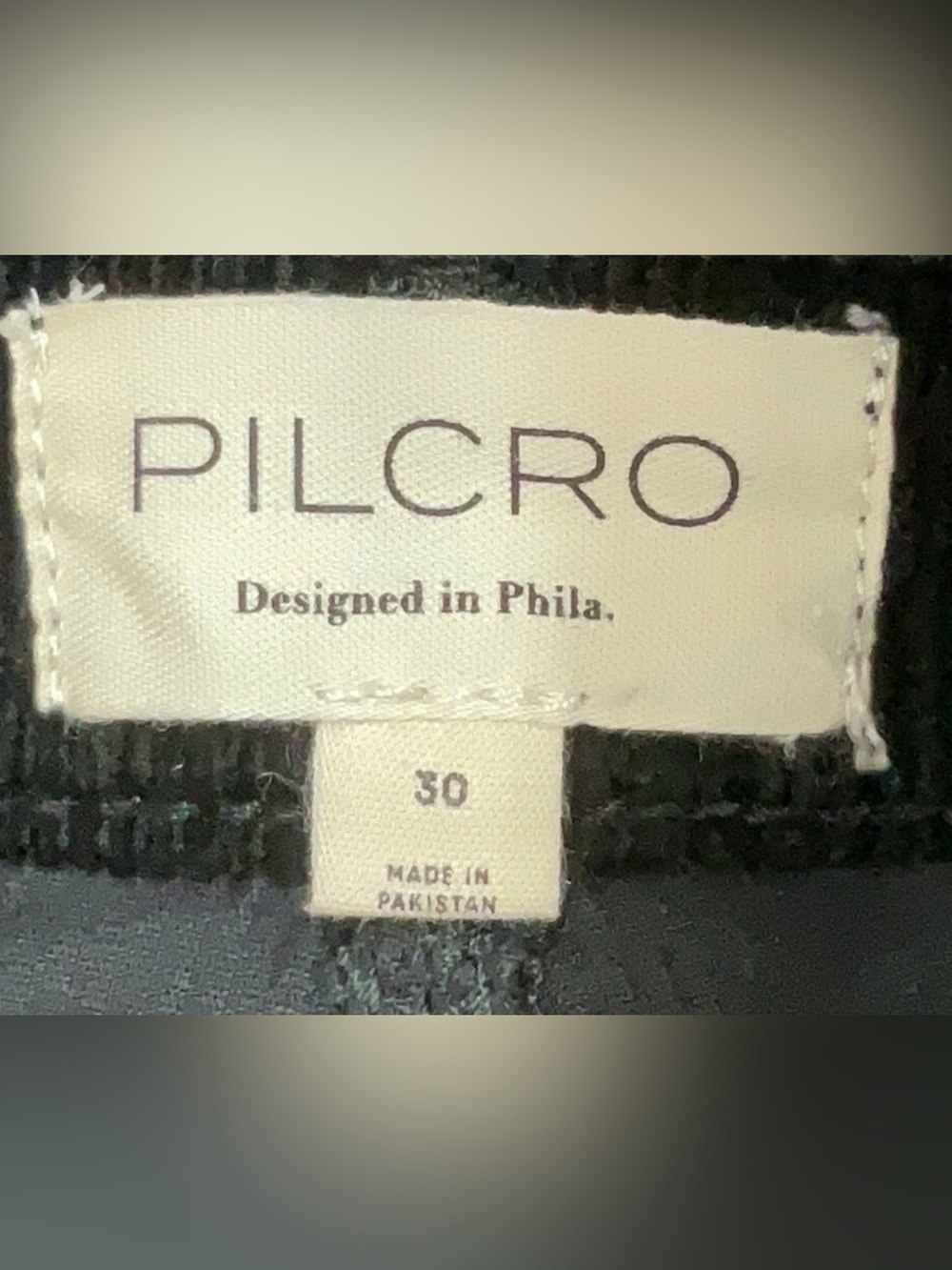 Pilcro black flare pants size 30 corderoy - Picture 7 of 8